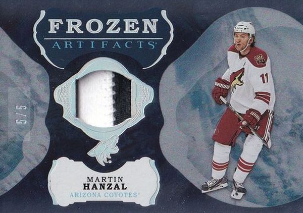 patch karta MARTIN HANZAL 16-17 Artifacts Frozen Artifacts Silver Foil /5